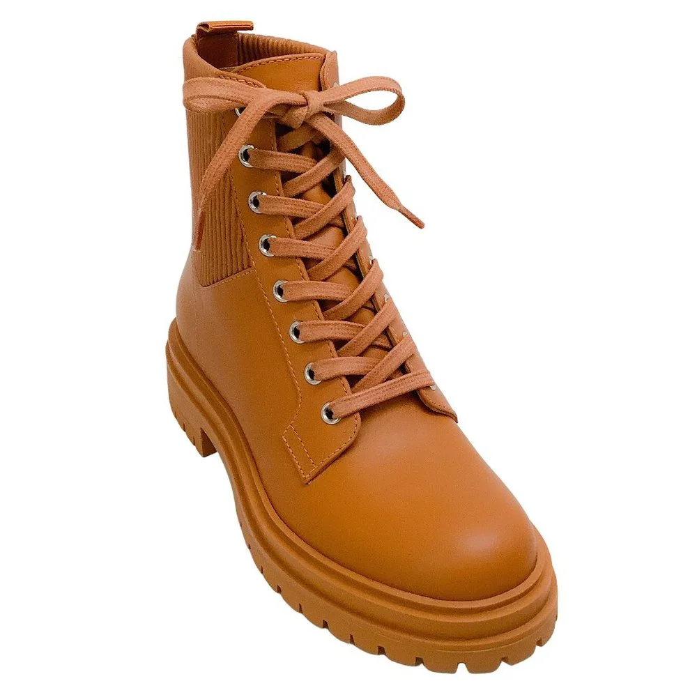 Gianvito Rossi Sienna Leather Martis 20 Booties - Picture 1 of 11